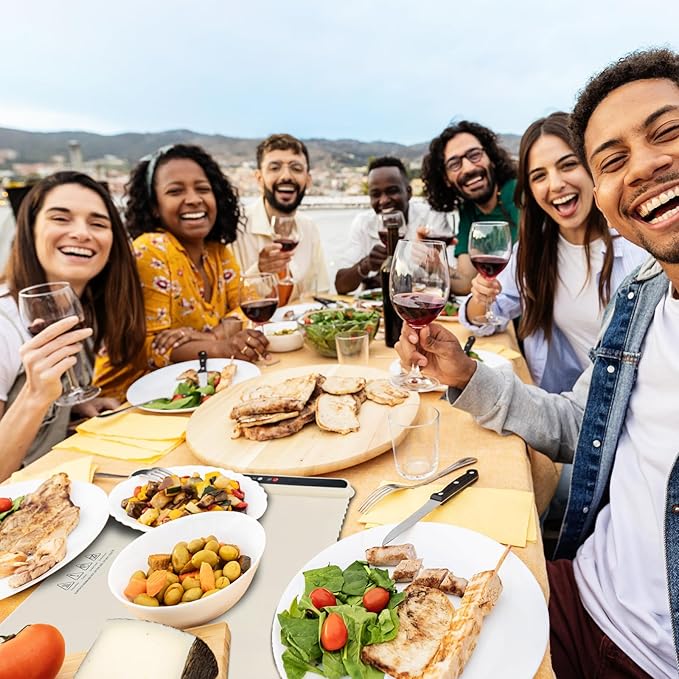 Flexi-Warm food warming mat keeping meals hot on the table